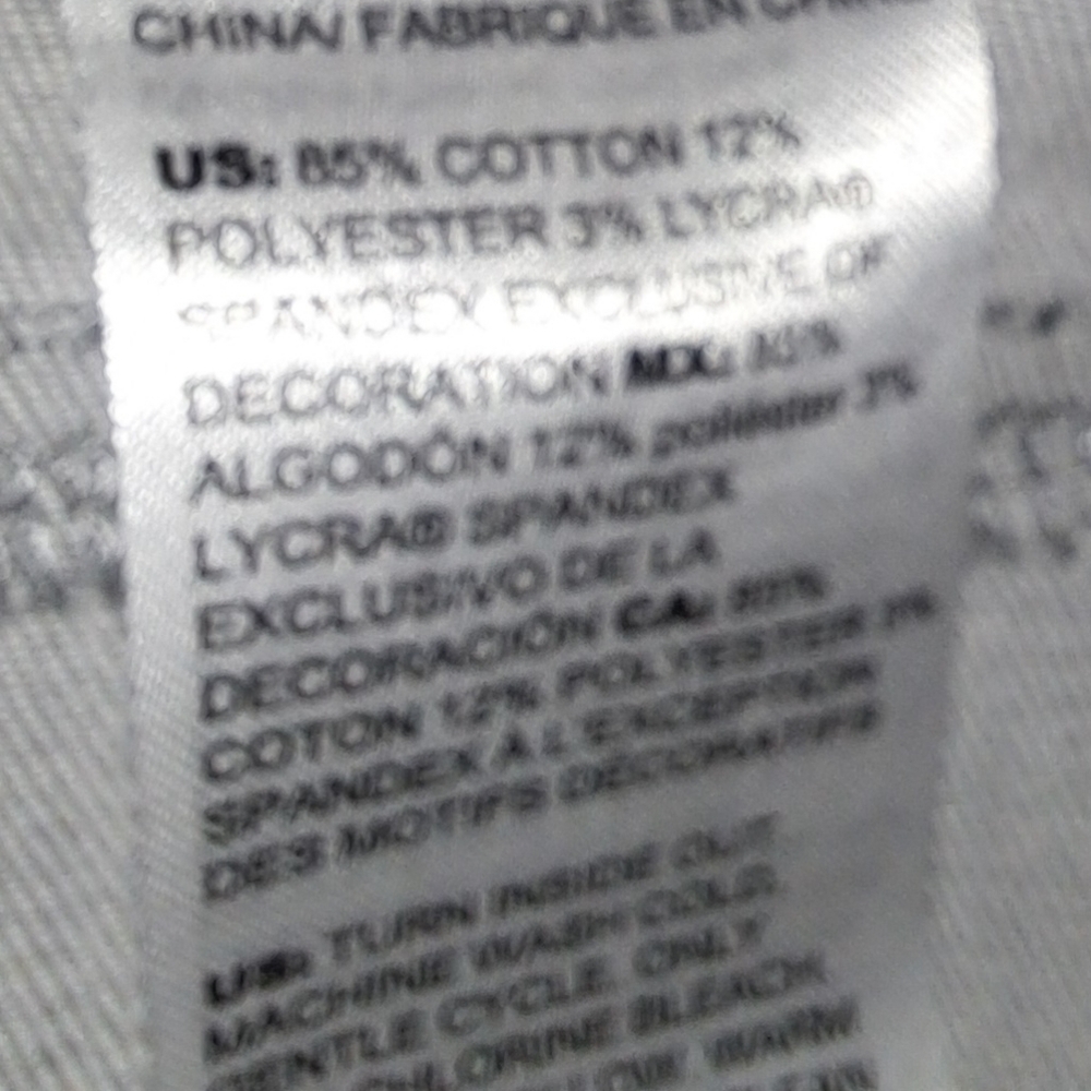 Chico's Light Gray Embroidered Jeggings - Picture 8 of 8